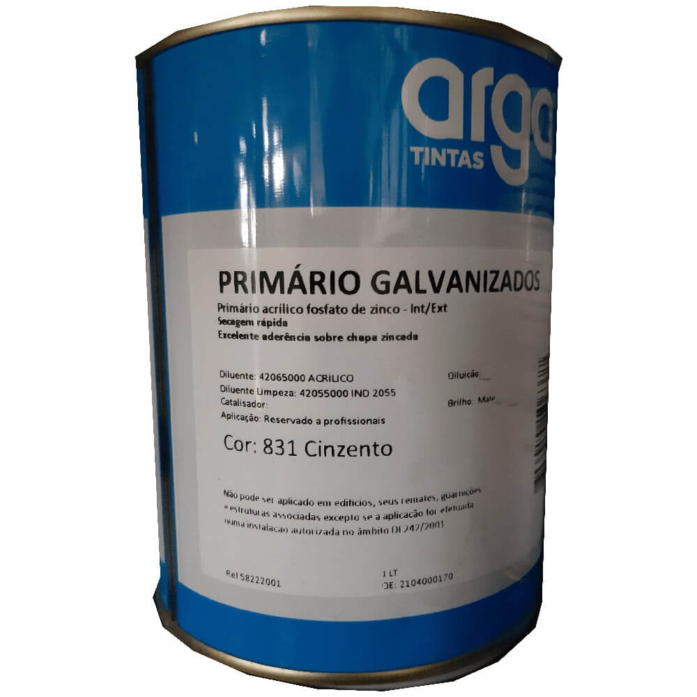 Primário Galvanizados Cinza Industrial - (Arga)