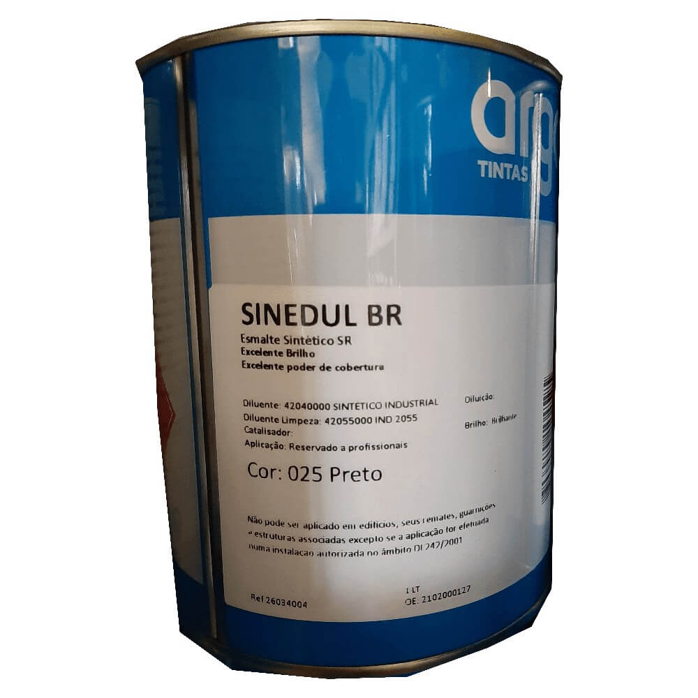 Esmalte Industrial Sinedul Preto - (Arga)