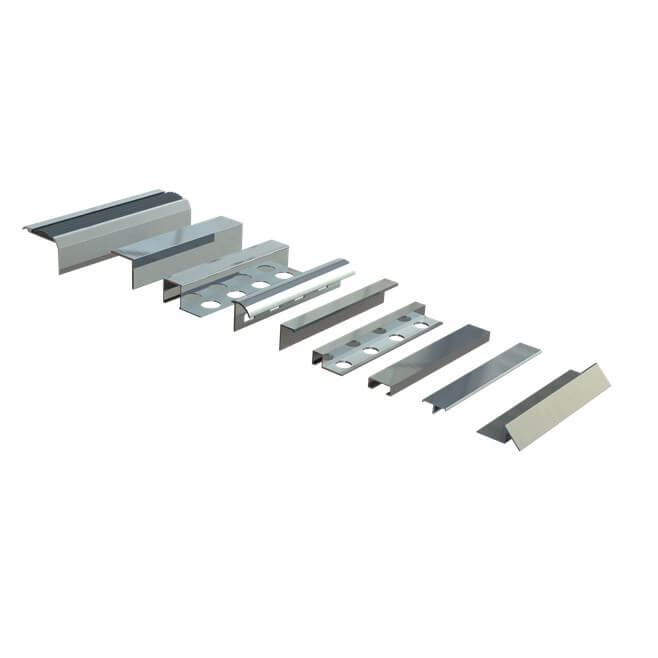 Calhas Baguetes P/Azulejos Plástico/ Inox/ Cromadas